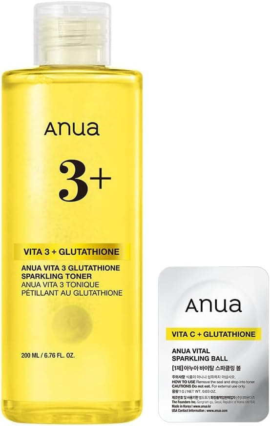 ANUA(アヌア)ビタミン3 グルタチオンスパークリングトナー