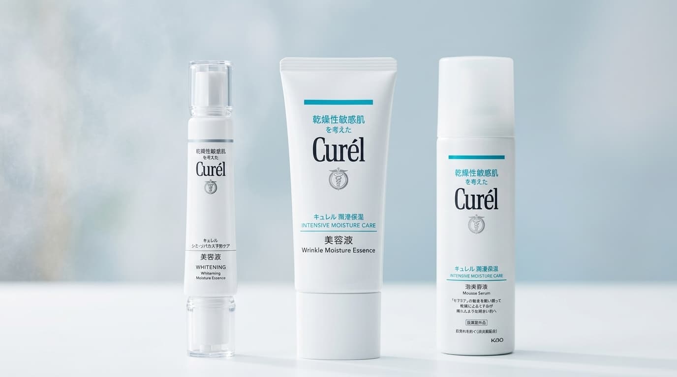 キュレル美容液はどれがいい？3種類の徹底比較と選び方