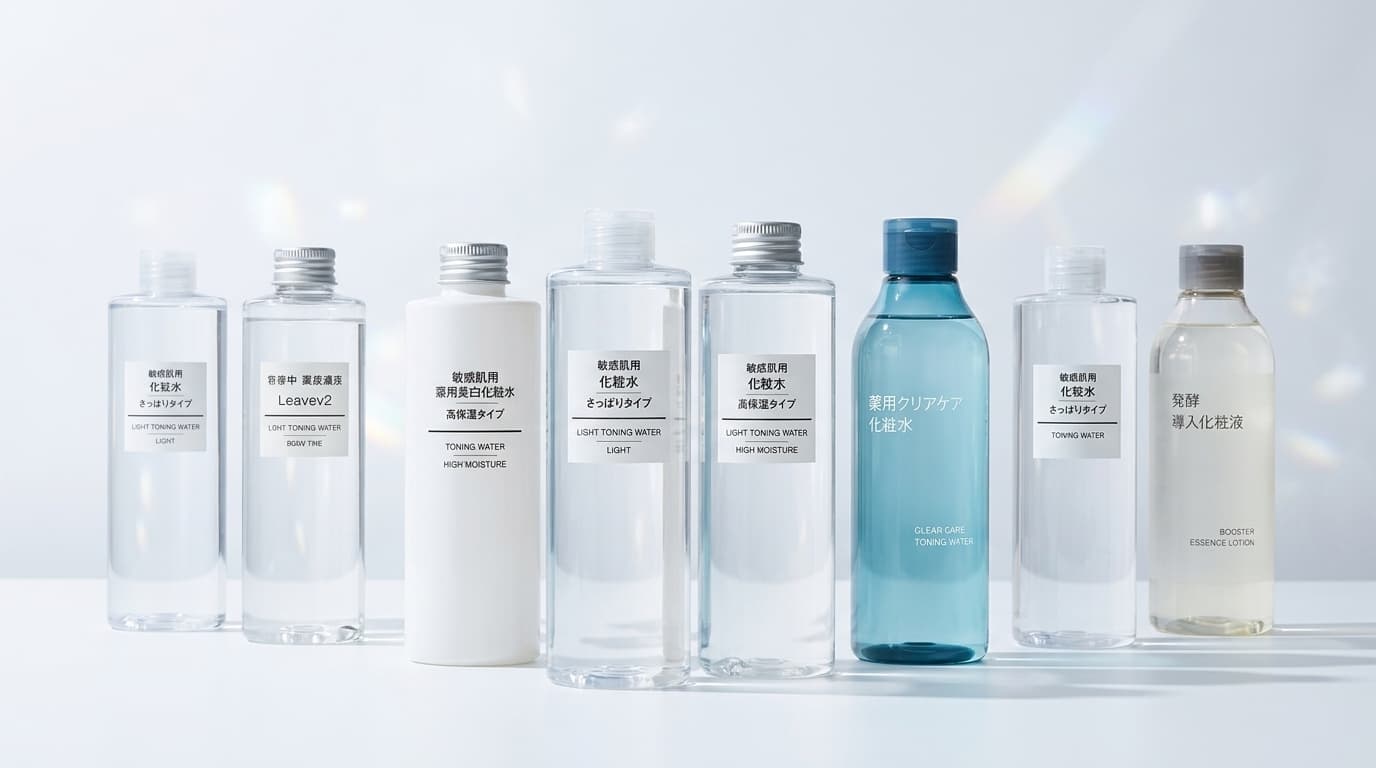 無印 化粧水8種類を比較｜どれがいいか違いと選び方を整理