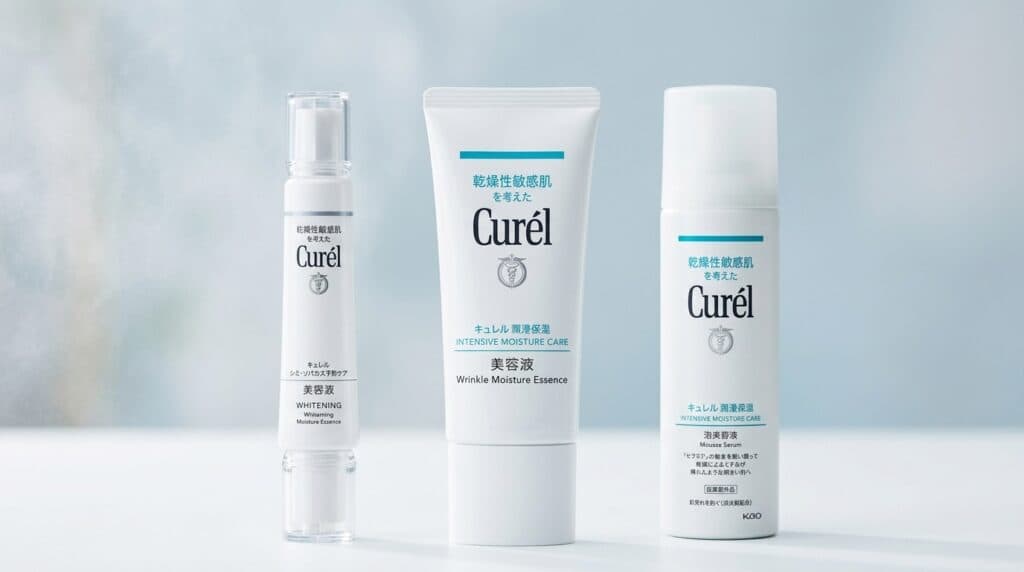 キュレル美容液はどれがいい?3種類の徹底比較と選び方