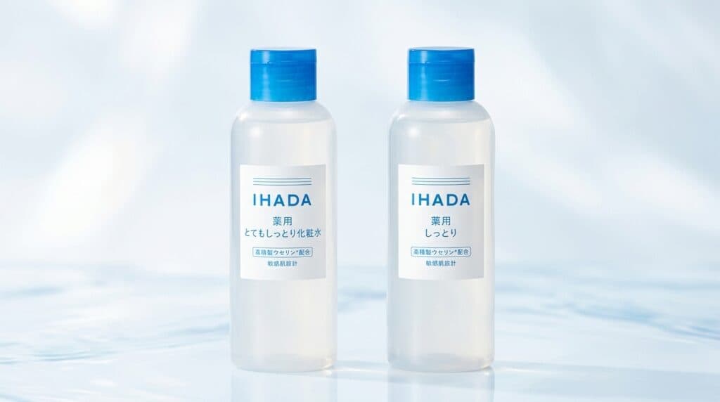 イハダ化粧水はニキビにいい?2種類を徹底比較【成分から口コミまで】