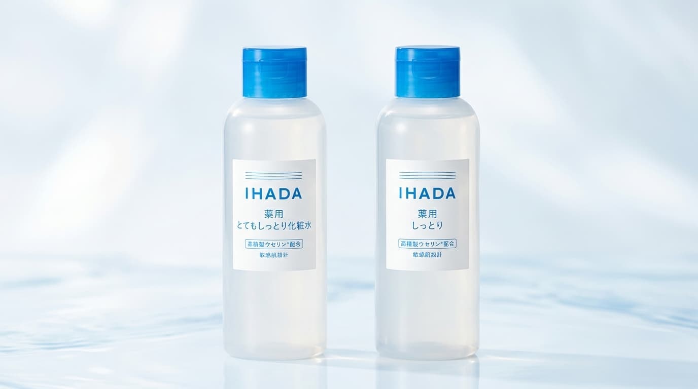 イハダ化粧水はニキビにいい?2種類を徹底比較【成分から口コミまで】