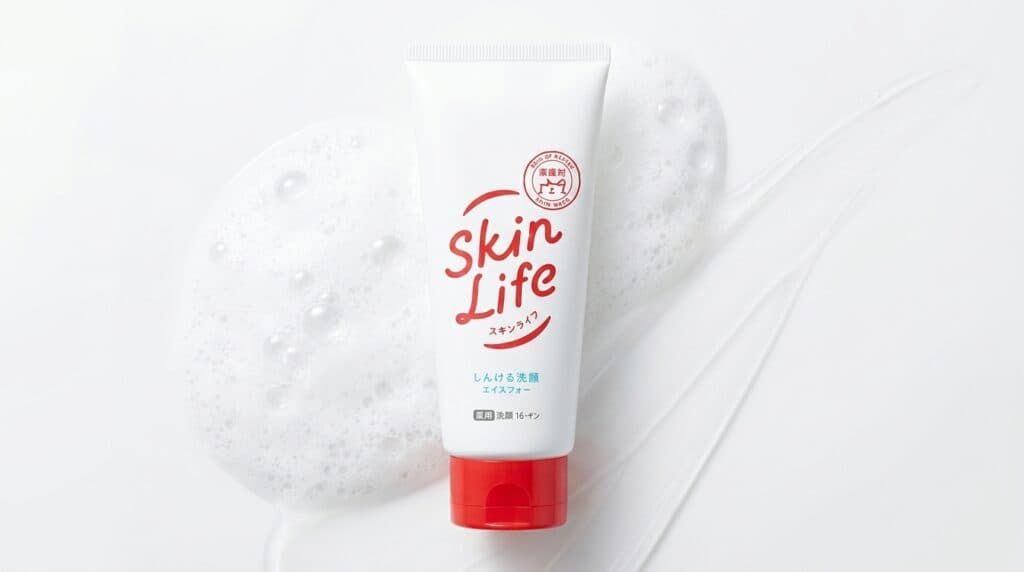 スキンライフ洗顔はニキビ肌に合う?口コミと泡タイプ比較
