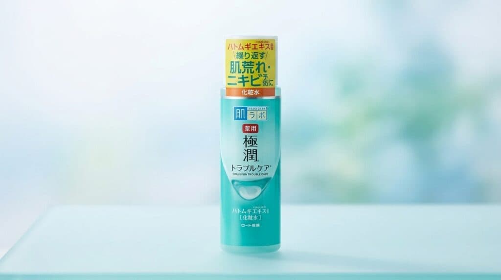 極潤トラブルケアは赤みに合う?ニキビ肌の使い方と注意点