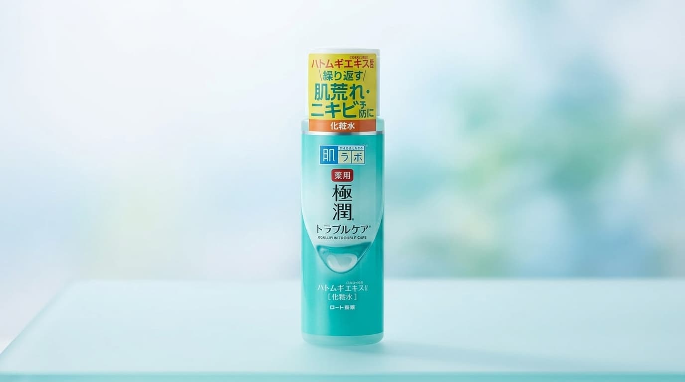 極潤トラブルケアは赤みに合う?ニキビ肌の使い方と注意点