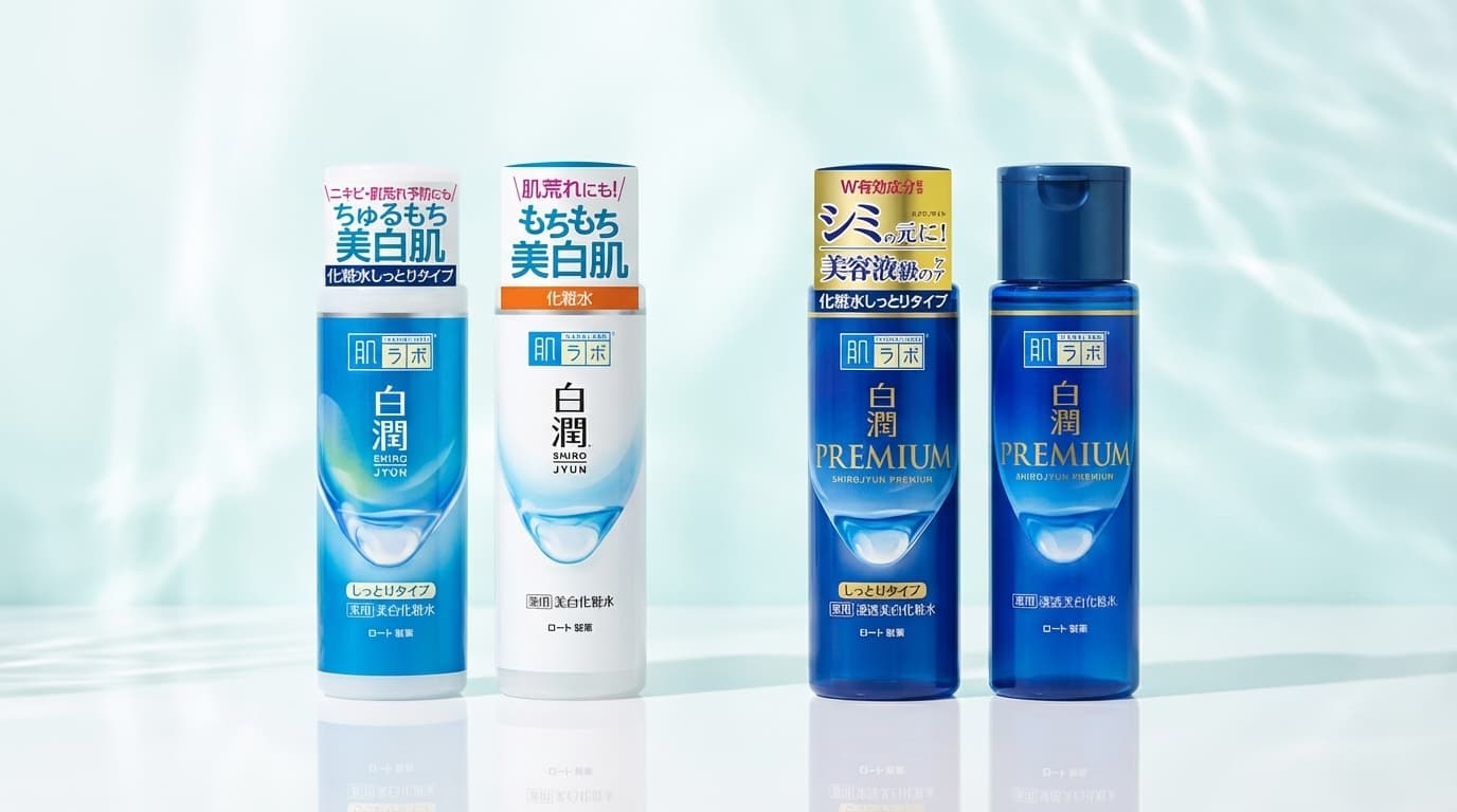 肌ラボ白潤4アイテムを徹底比較|白潤・プレミアムの違いと選び方